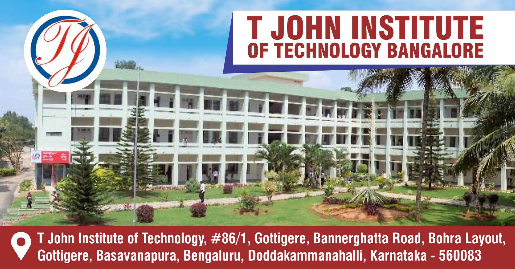 out side view of T John Institute of Technology - TJIT